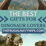 After years of shopping for dino addicts, I figured it was time to put together a list of the best gifts for dinosaur lovers. #giftguide #dinosaur #dinosaurlover #frugalnavywife #dinosaurgifts | Gifts for Dinosaur Lovers | Dinosaur | Frugal Navy Wife | Gift Guide |