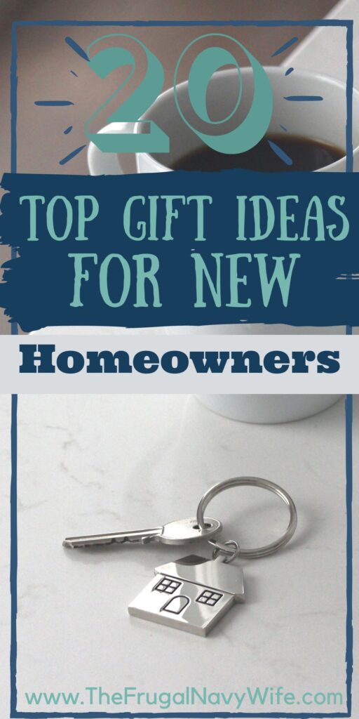 These are the top gift ideas for new homeowners that they will love and they double as a way to help personalize their home! #homeowners #giftguide #frugalnavywife | Gift Ideas | Gift Guide | New Homeowner Gift Ideas | Homeowners | Personalize your Home |