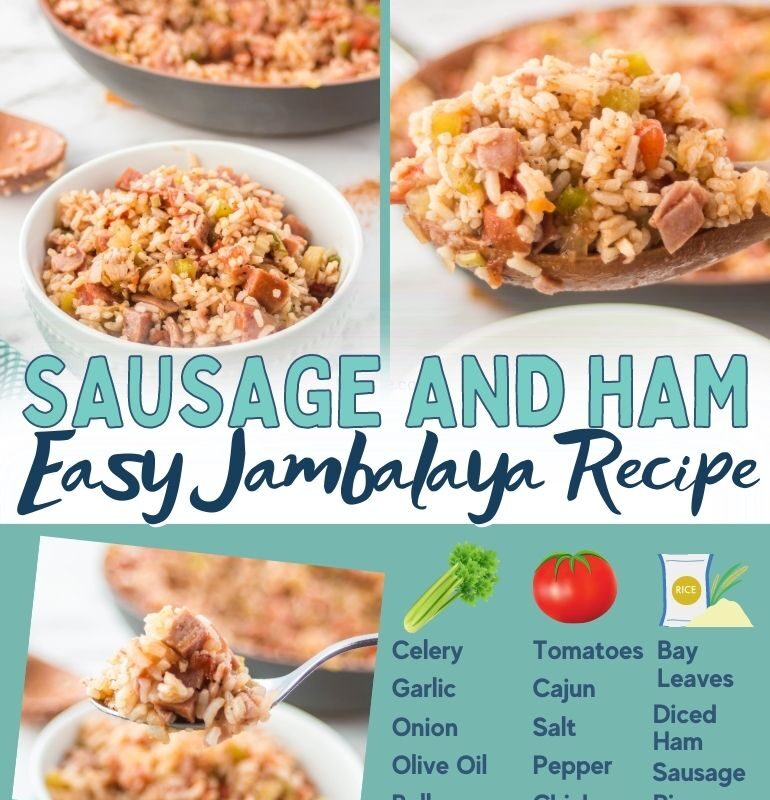 Sausage and Ham Easy Jambalaya Recipe