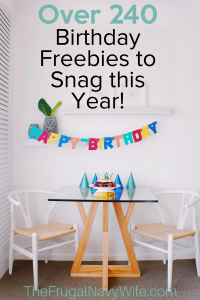 You can be treated like a King or Queen on your big day by hundreds of places but you have to have all the details first. Use this Birthday Freebies list! #frugalnavywife #birthdayfreebies #freebies #birthdayrewards #celebrating | Free things on your Birthday | Birthday Freebies | Celebrate your Birthday