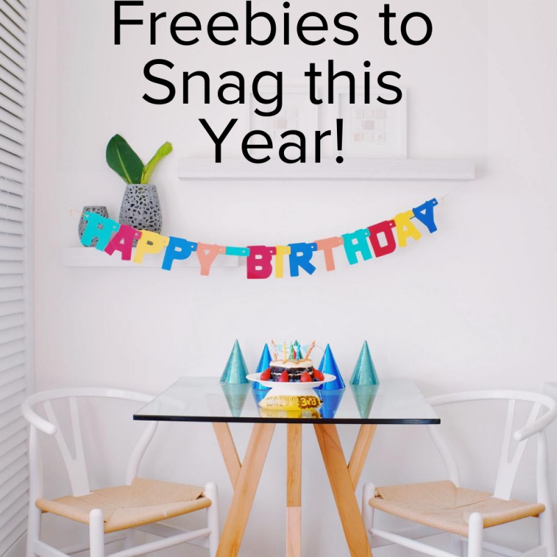 Mega List of Birthday Freebies