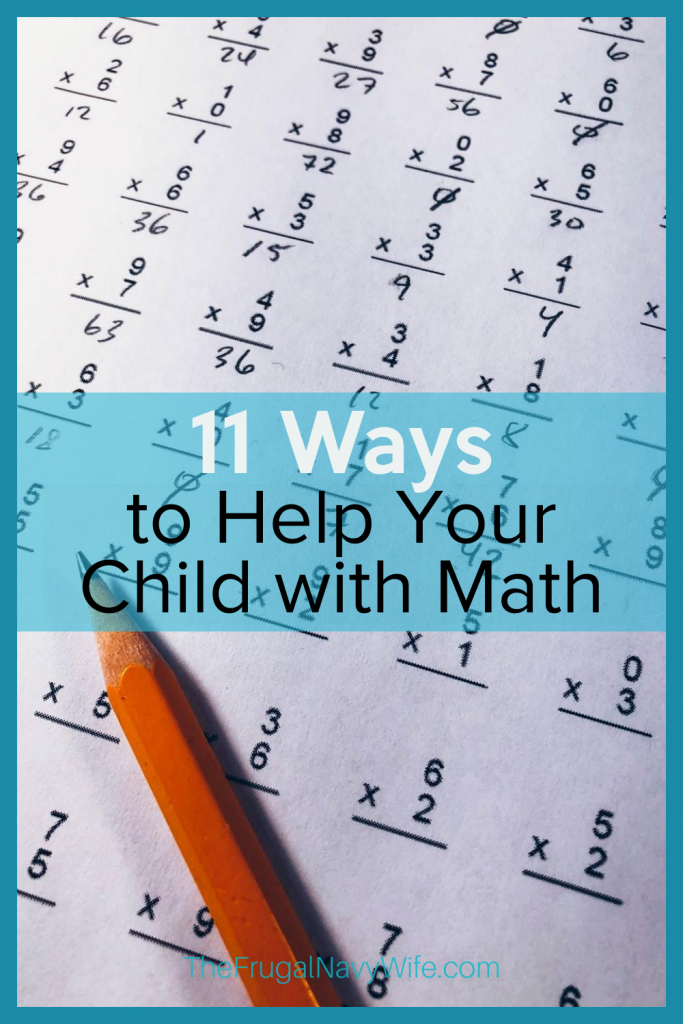 Math is one of those school subjects that you understand easily or struggle with. Here are you can help your child with math that will work. #frugalnavywife #math #homeschool #mathapps #education | Helping with Math Homework | Homeschool Math | Math Apps for kids | Teaching Math