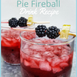 This fantastic Sippable Blackberry Pie Fireball recipe is the ultimate recipe to make for the adults in your life. #thefrugalnavywife #fireball #DIYcocktails #blackberrypie | Drinks | Mixology | Bartender | Craft Cocktails | Budget Drinks | Blackberry Pie Drink | Adult Beverages | Fireball Cocktails | Blackberry Pie Fireball Drink