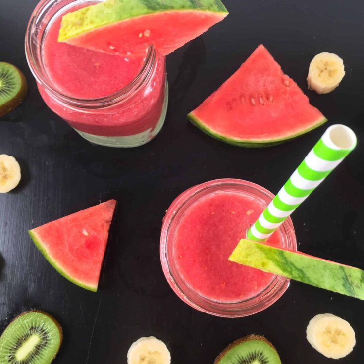 Image for Banana Watermelon Smoothie (No Added Sugar!)