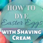 Dye Easter Eggs with Shaving Cream with the kiddos this Easter, not only is it a fun activity for them but it will also keep them engaged. #eastereggs #decorating #easter #frugalnavywife #kidscraft | Easter Egg Decoration | Kids Craft | Easter | Kids |