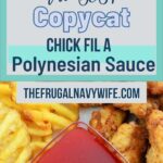 This Copycat Chick Fil A Polynesian Sauce is incredibly delicious and so simple to make right in your own kitchen! #copycat #chickfila #recipe #frugalnavywife #dippingsauce | Chick Fil A Recipes | Copycat Recipes | Polynesian Sauce Recipe | Sauces Recipes |