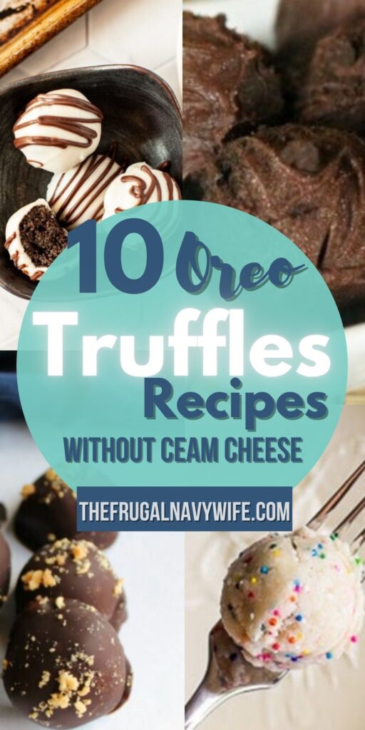 If you're looking for oreo truffles recipes without cream cheese these are deliciously easy-to-follow recipes that won't disappoint. #oreotruffles #withoutcreamcheese #frugalnavywife #chocolatedessert #easyrecipes | Oreo Truffles Without Cream Cheese | Chocolate Desserts | Easy Recipes | Truffles |