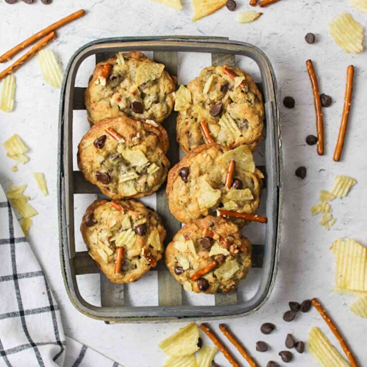 Image for Chocolate Chip Cookies with Potato Chips and Pretzels