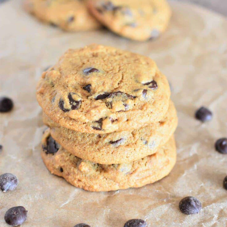 Image for Vegan Chickpea Flour Chocolate Chip Cookies 