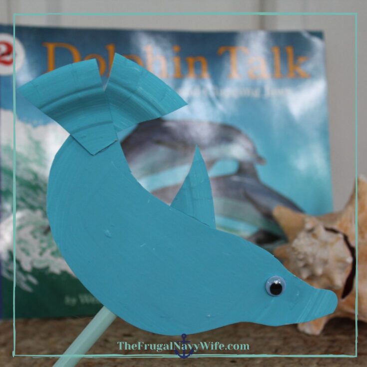 Dolphin Paper Plate Craft