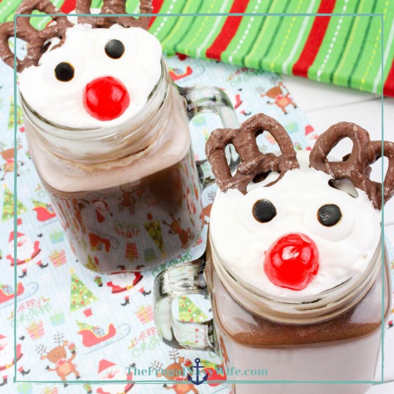 Rudolph Hot Chocolate - The Frugal Navy Wife