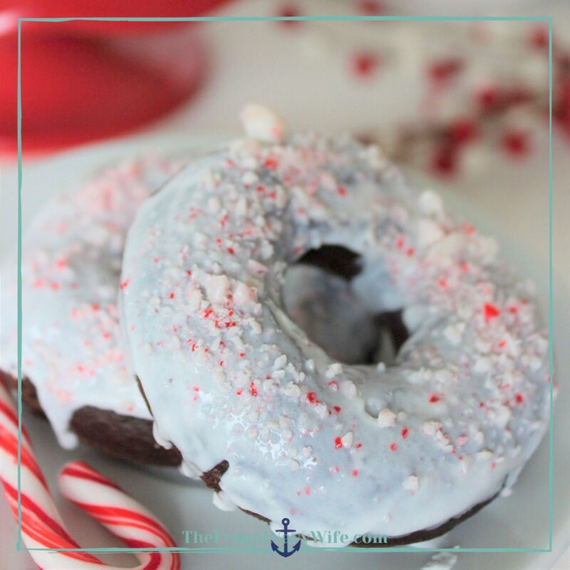 Chocolate Peppermint Donuts