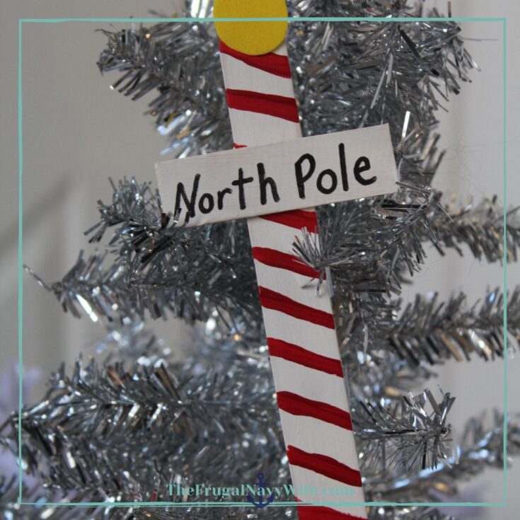 DIY North Pole Sign