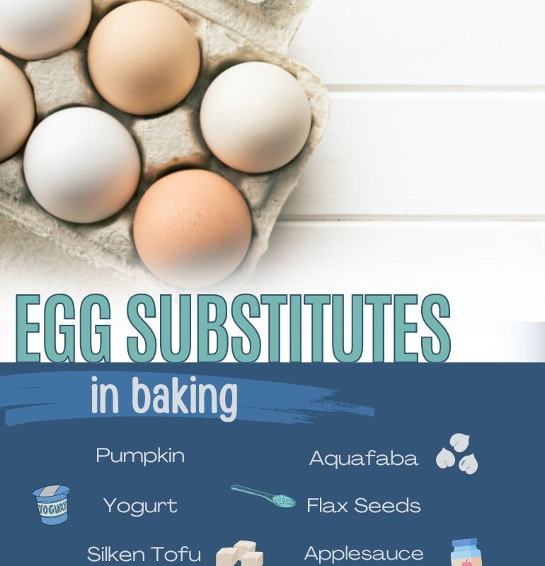 What to use for egg substitutes in baking