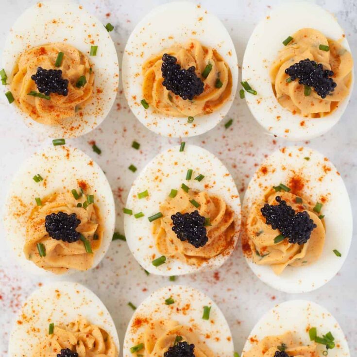 Image for DEVILLED EGGS WITH CAVIAR