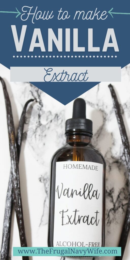 This easy-to-follow recipe creates a fragrant and delicious extract that can enhance the taste of all your favorite treats. #vanillaextract #baking #homemade #frugalnavywife #desserts | Homemade Vanilla Extract | Baking | Frugal Living | Desserts | Easy Recipe |