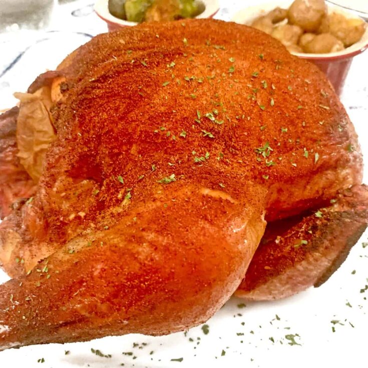 Image for The BEST Smoked Whole Chicken