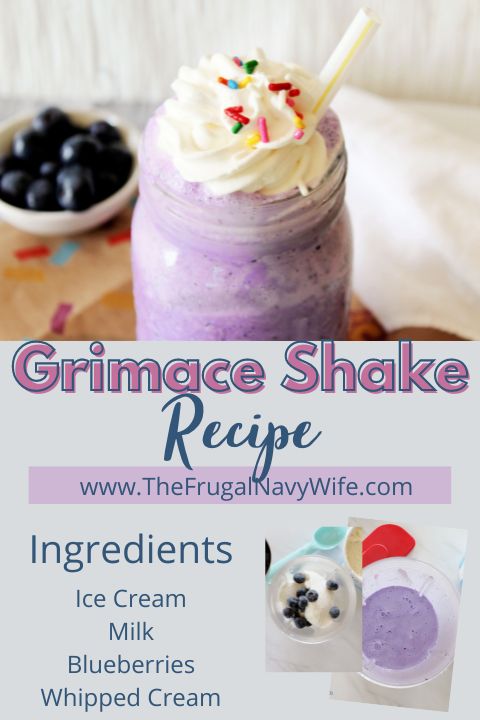 Grimace Shake Recipe