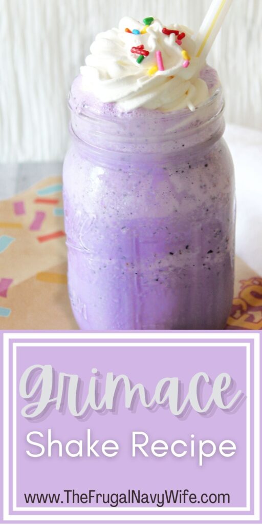 With this easy and quick recipe, you can indulge in this classic and flavorful grimace shake recipe for a tasty treat right at home. #grimaceshake #dessert #easyrecipes #frugalnavywife #copycat #drink | Grimace Shake Recipe | Dessert | Copycat Recipes | Drink | Easy Recipes |