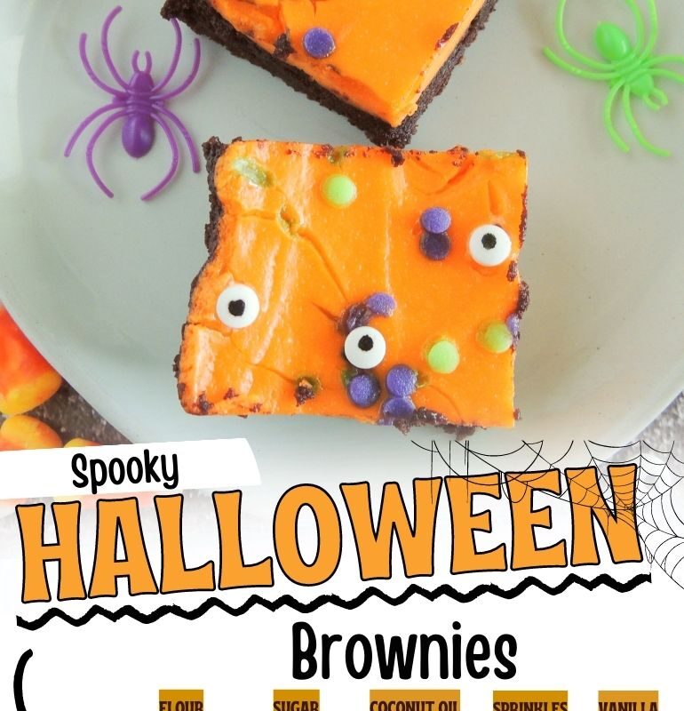 Spooky Halloween Brownies