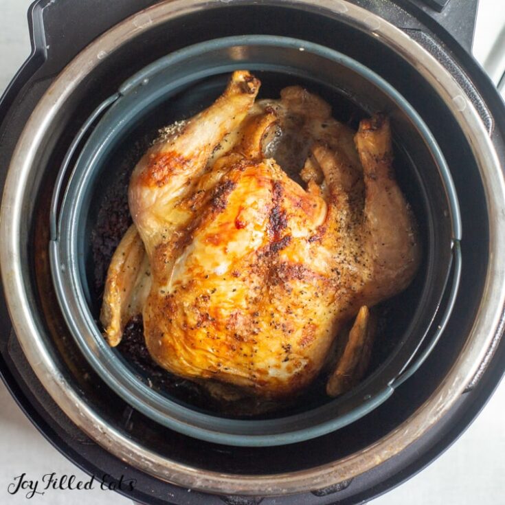 Image for Air Fryer Whole Chicken - Keto, Low Carb, Gluten-Free, EASY, THM S