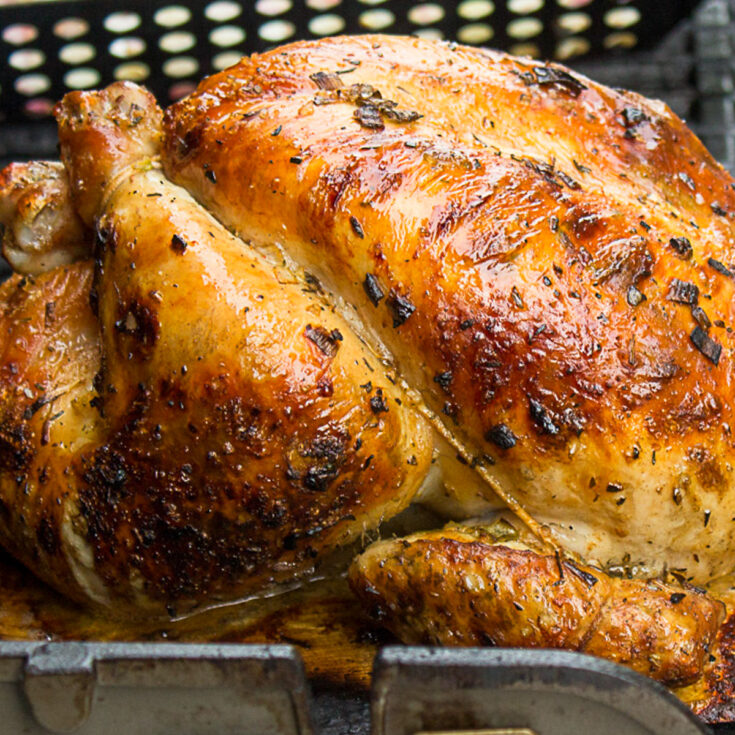 Image for Juicy Grilled Whole Chicken (Cedar Planked)