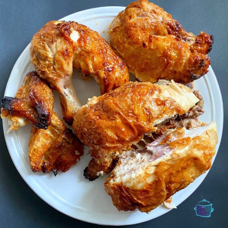 Image for Lazy Slow Cooker Whole Chicken & Barley