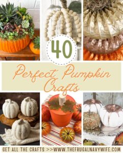 Pumpkin crafts encompass a wide range of creative projects that involve transforming pumpkins into unique and festive decorations. #pumpkin #crafts #fall #frugalnavywife #craftingideas #diy #homedecor #artsandcrafts | Pumpkin Crafts | Home Decor | Fall | Arts and Crafts |