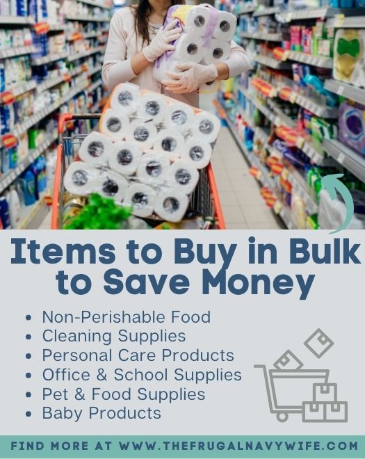 40 Items to Buy in Bulk to Save Money