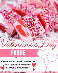 This Valentine's Day fudge is a delightful and indulgent treat that is perfect for celebrating the season of love. #valentinesday #fudge #nobake #easydessert #frugalnavywife #easyrecipe #holiday | Valentine's Day Fudge | No Bake | Dessert Recipes | Easy Recipes | Holiday |