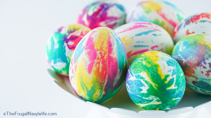 Tie Dye Easter Eggs