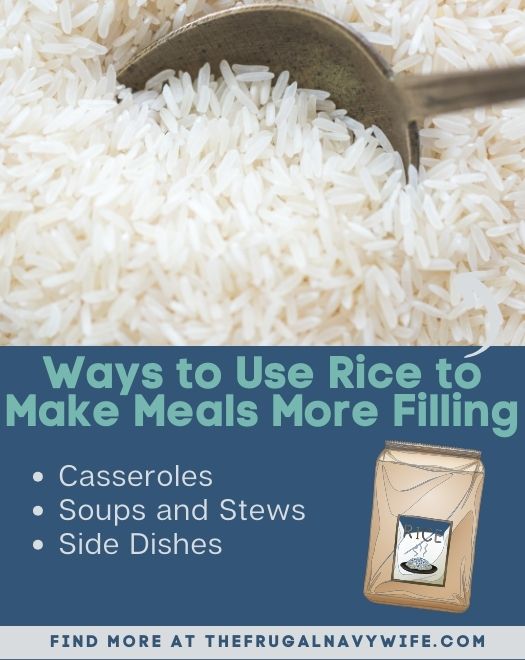 3 Ways to Use Rice to Make Meals More Filling