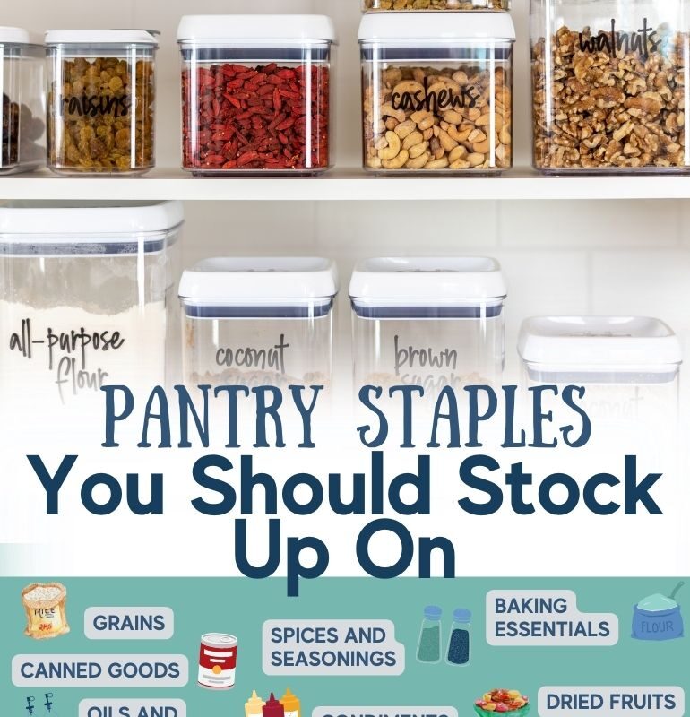 12 Pantry Staples You Should Stock Up On