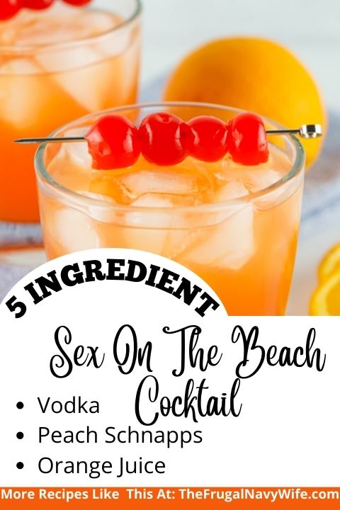 Sex On The Beach Cocktail